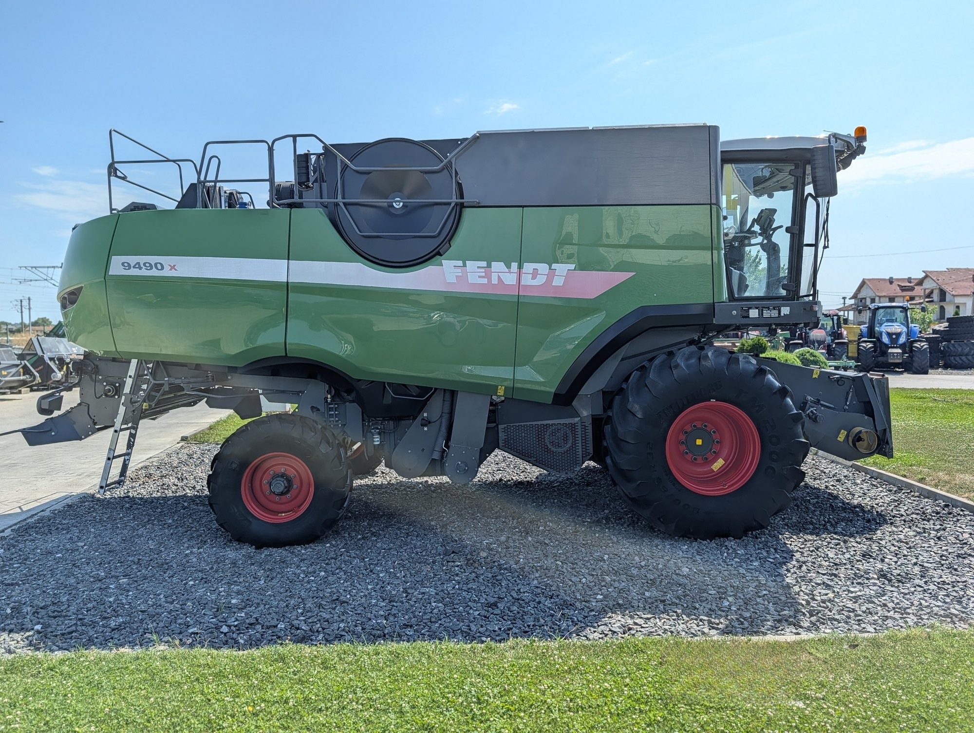 Fendt 9490X + heder paioase — 2