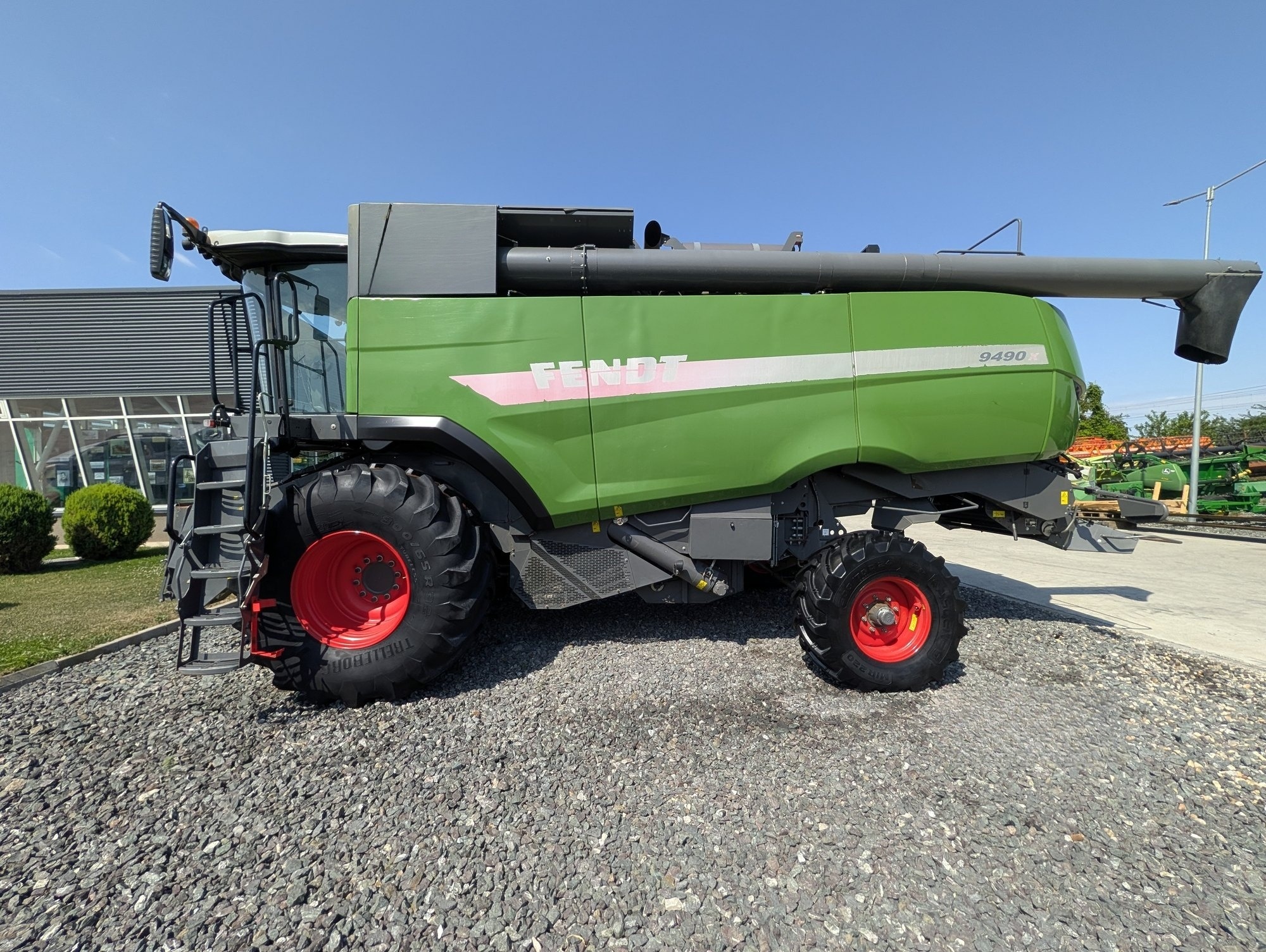 Fendt 9490X + heder paioase — 4