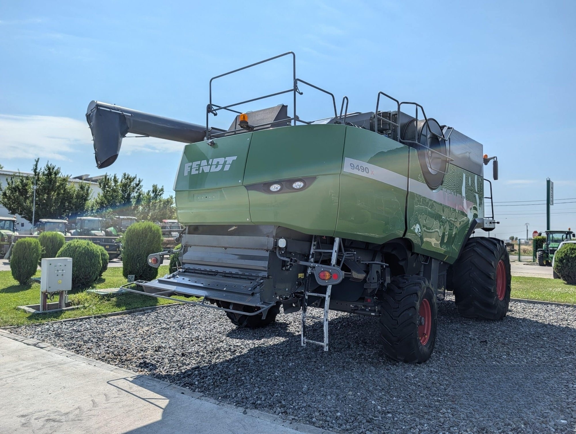 Fendt 9490X + heder paioase — 8